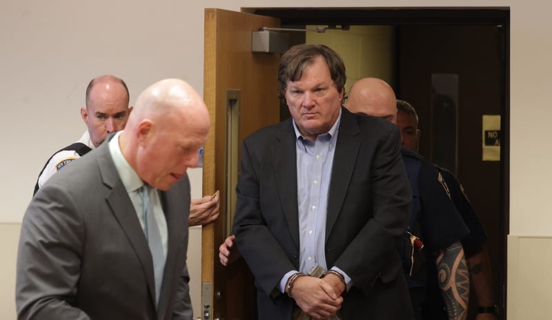Rex A. Heuermann appears before Judge Timothy P. Mazzei in Suffolk County Court on Aug. 1, 2023