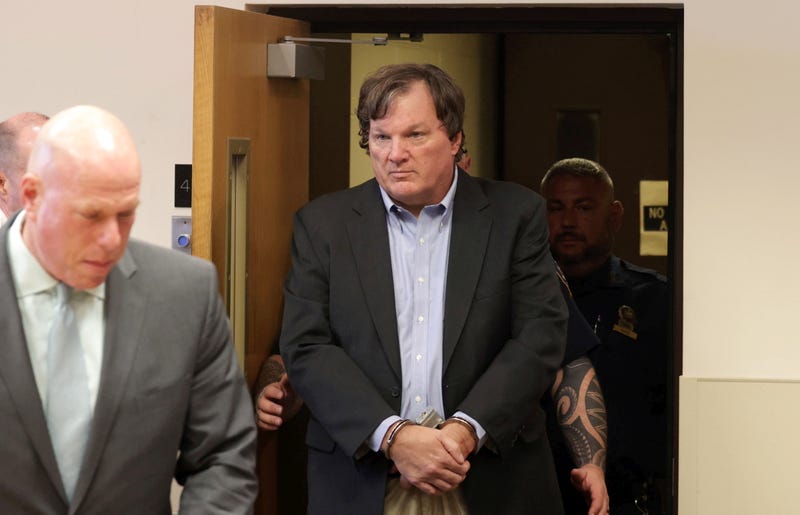 Rex Heuermann appears before Judge Timothy P. Mazzei in Suffolk County Court on August 1, 2023 in Central Islip