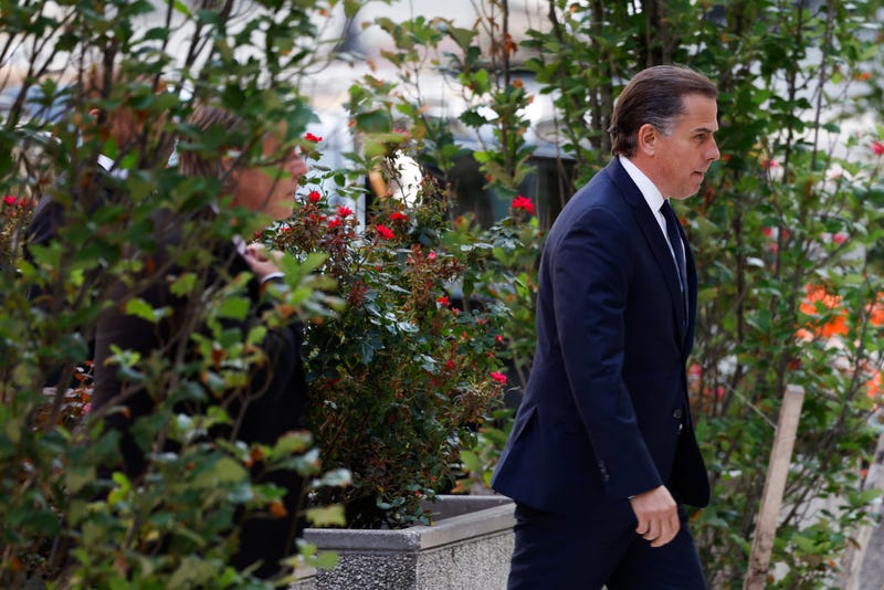 Hunter Biden, son of U.S. President Joe Biden, arrives to the J. Caleb Boggs Federal Building on July 26, 2023 in Wilmington, Delaware. 
