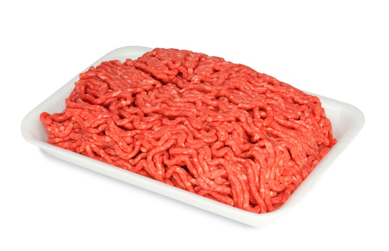 Raw ground beef