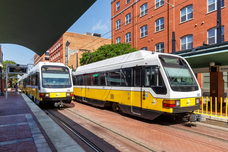 Dallas Area Rapid Transit trains
