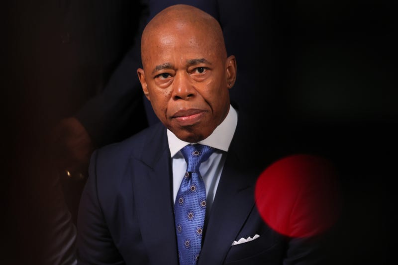 New York Mayor Eric Adams attends a press conference on gun violence prevention and public safety on July 31, 2023 in New York City.