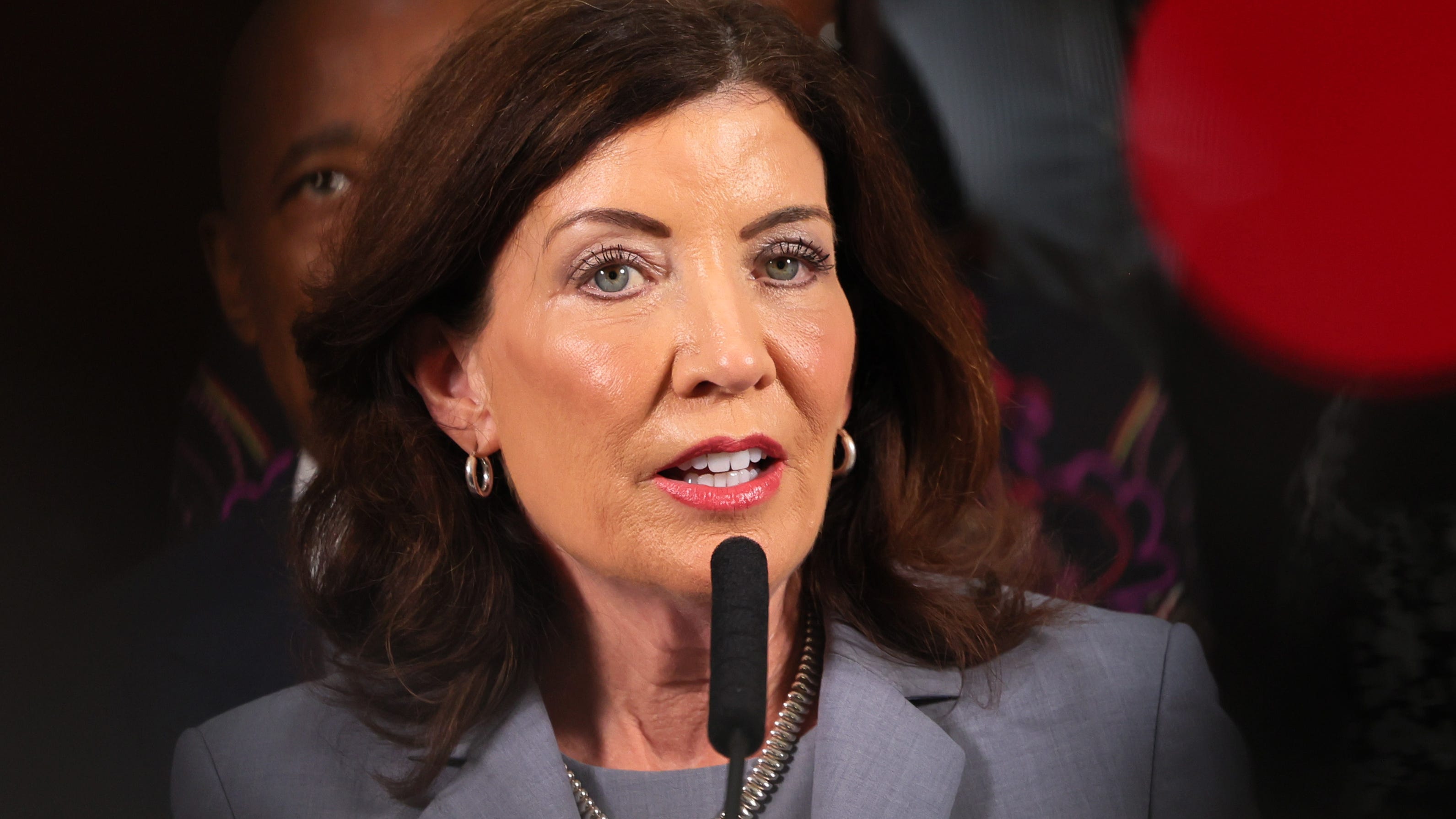 Hochul toughens on crime, with control of the House at stake