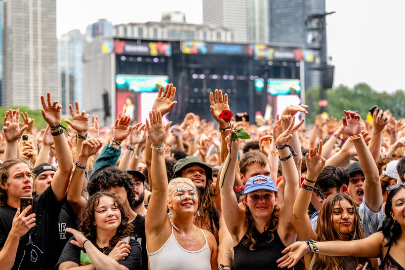 Lollapalooza crowd at Grant Park