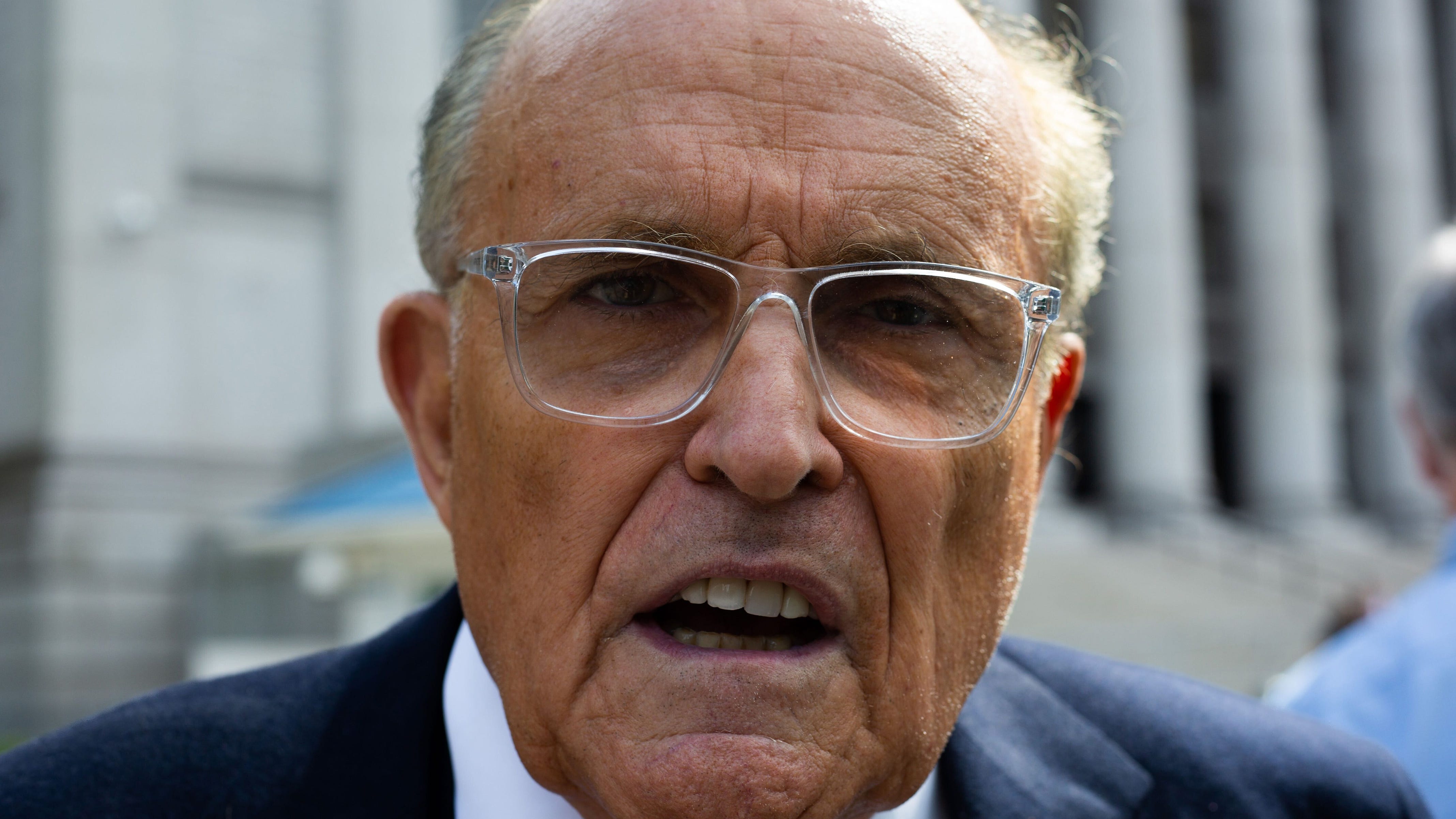Rudy Giuliani surrenders at Atlanta's Fulton County Jail on 2020 election charges