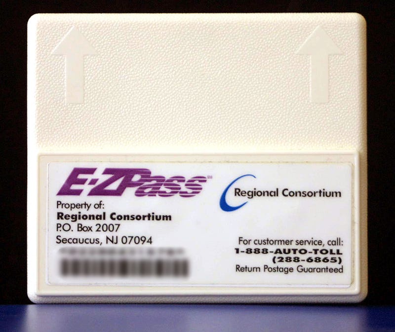 An E-ZPass card