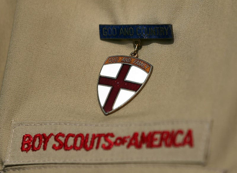 A detailed view of a Boy Scout uniform on February 4, 2013 in Irving, Texas