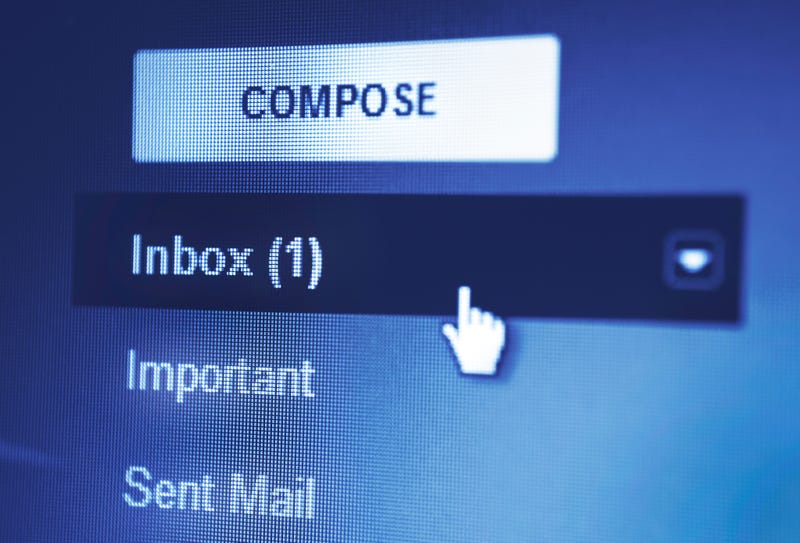 email inbox display