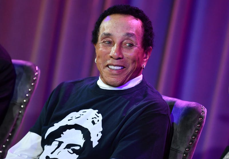  Smokey Robinson speaks onstage during Let's Get It On: Celebrating Motown '73 at The GRAMMY Museum on August 23, 2023 in Los Angeles, California. 