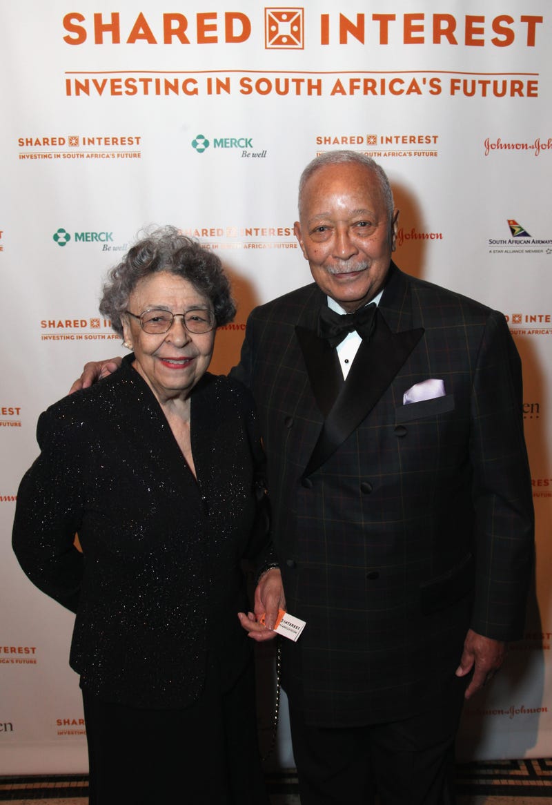 Joyce Dinkins (L) and David Dinkins attend the Shared Interest 19th Annual Awards Gala on March 18, 2013 in New York City.