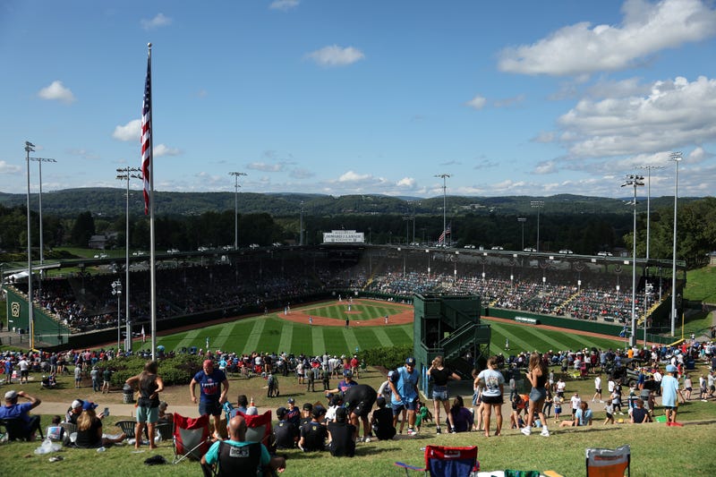 A general view is seen during the second inning of the Little League World Series Championship Game between the West Region team from El Segundo, California and the Caribbean Region team from Willemstad, Curacao at Little League International Complex on August 27, 2023 in South Williamsport, Pennsylvania.