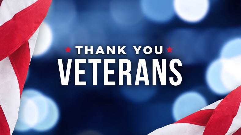 thank you veterans graphic