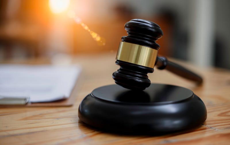 Stock image of gavel