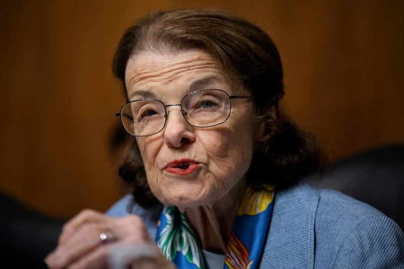 Sen. Dianne Feinstein (D-CA) speaks during a Senate Judiciary Committee hearing on judicial nominations on Capitol Hill September 6, 2023