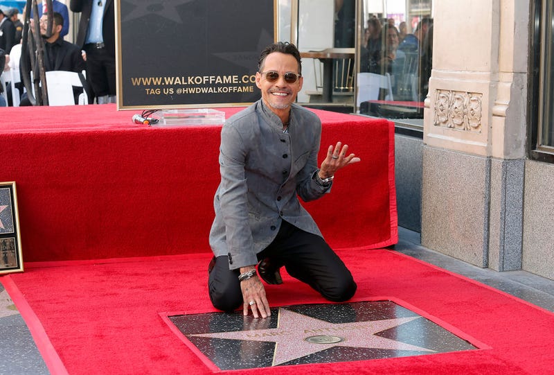 Marc Anthony attends his Hollywood Walk of Fame Star Ceremony on September 07, 2023 in Hollywood, California. 
