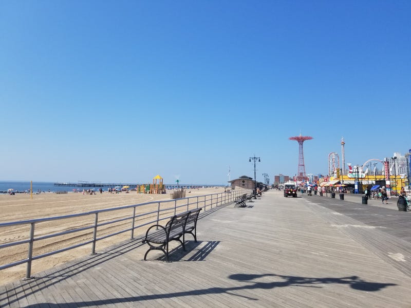 The woman was raped along Surf Avenue, near the parachute tower