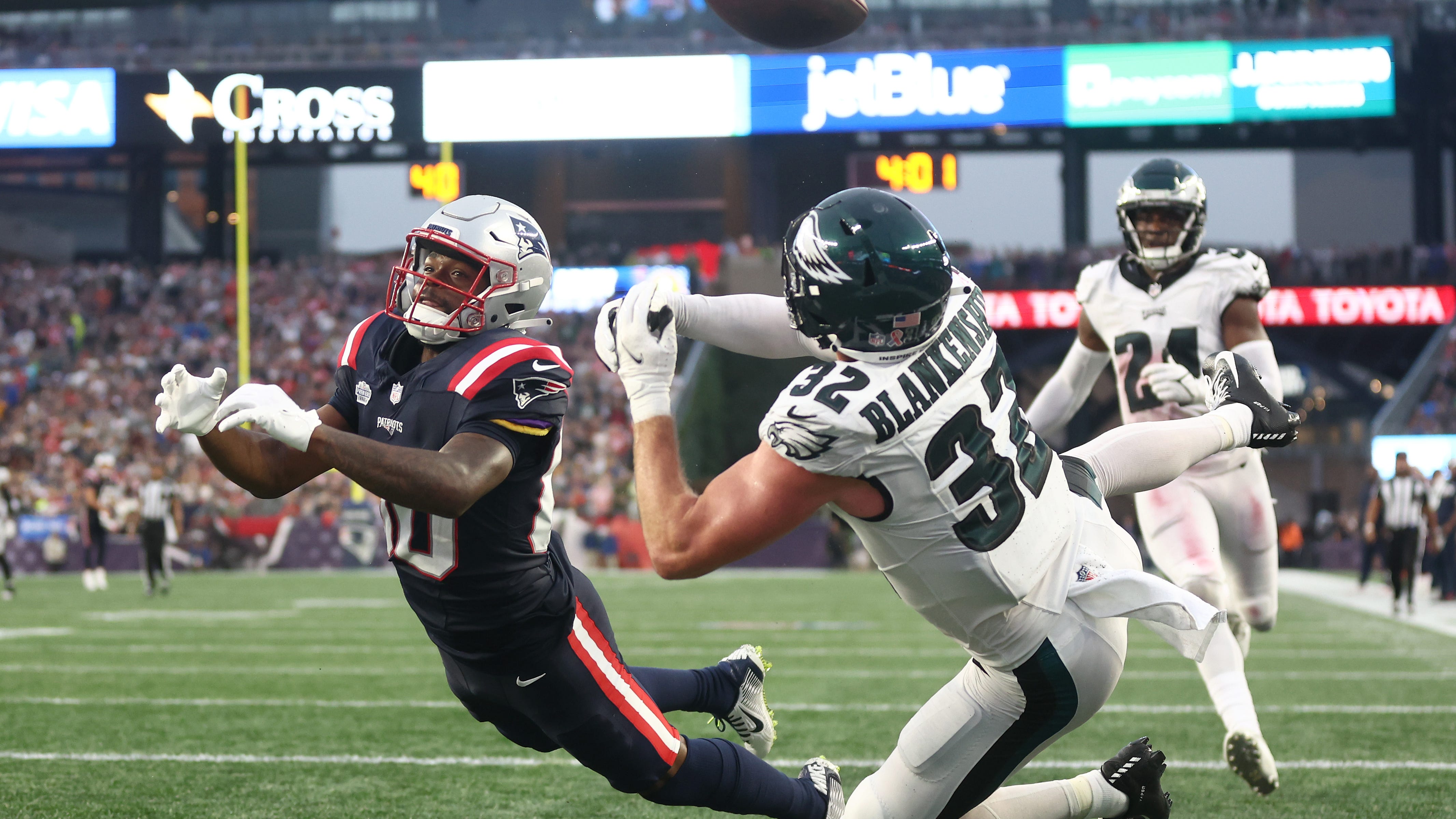 Here's what Bill Belichick said on Kayshon Boutte being a healthy scratch for Patriots on Sunday