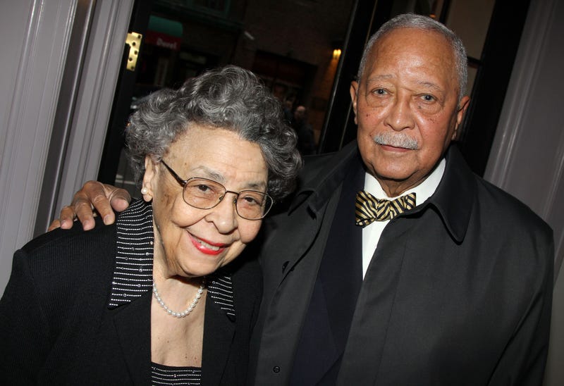 Joyce Dinkins and David Dinkins attend the Broadway opening night of "The Trip To Bountiful at The Stephen Sondheim Theatre on April 23, 2013 in New York City.