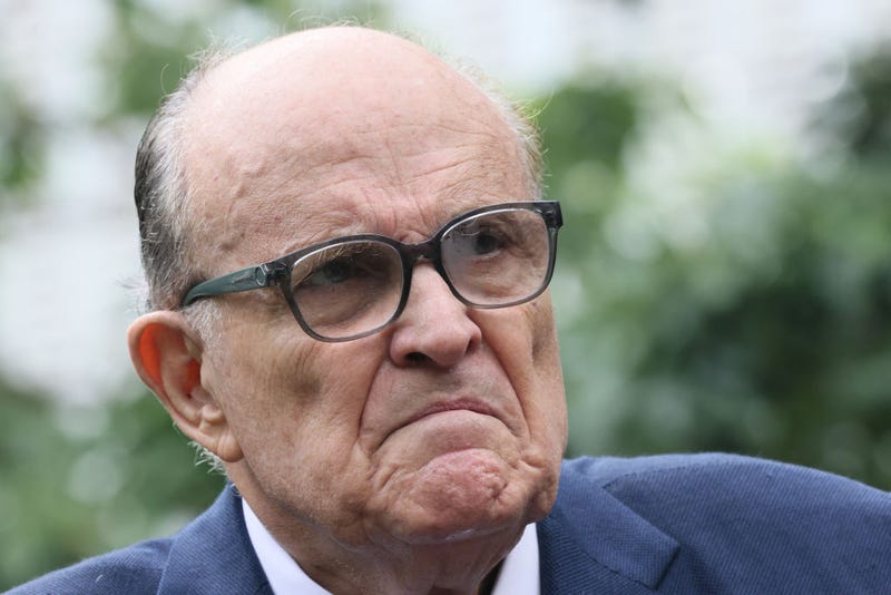 Former New York City Mayor and attorney of former US President Donald Trump, Rudy Giuliani attends the annual 9/11 Commemoration Ceremony at the National 9/11 Memorial and Museum on September 11, 2023 in New York City.