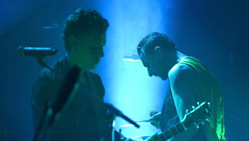 Martin Gore and Dave Gahan of Depeche Mode