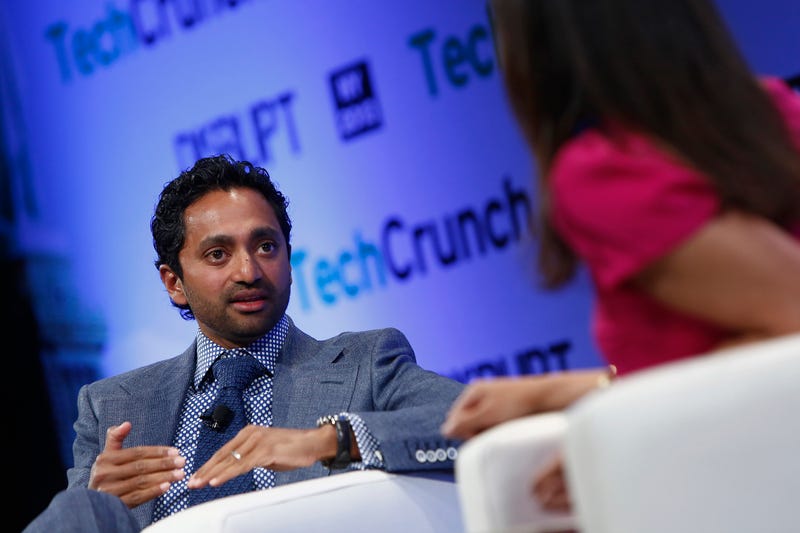 Chamath Palihapitiya of Social+Capital Partnership speaks onstage with Leena Rao of TechCrunch at the TechCrunch Disrupt NY 2013 at The Manhattan Center on April 29, 2013 in New York City.