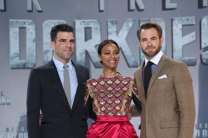 Zachary Quinto, Zoe Saldana, Chris Pine