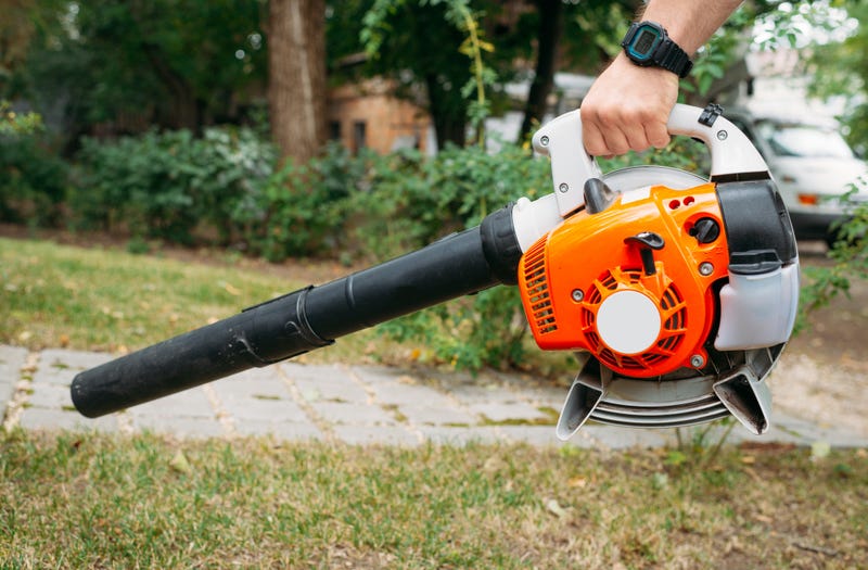 Stock photo of gas powered leaf blower