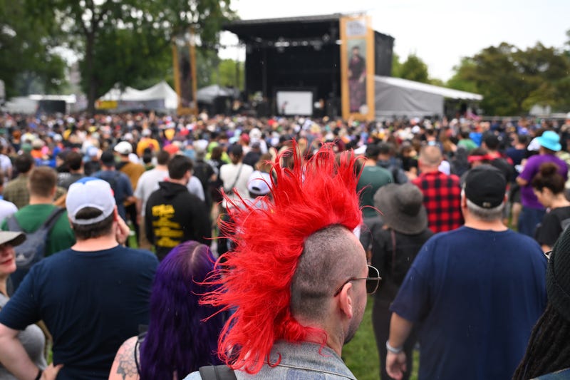 crowds at Riot Fest