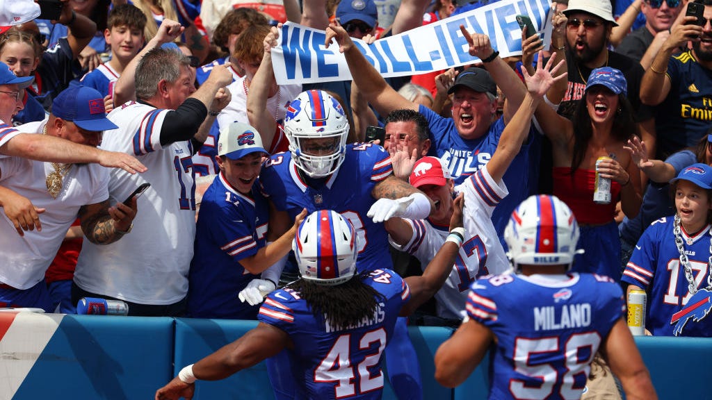 Allen, Bills bounce back from season-opening dud with 38-10 rout of Raiders