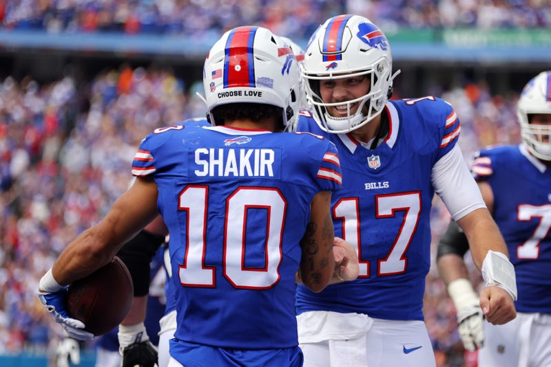Khalil Shakir and Josh Allen