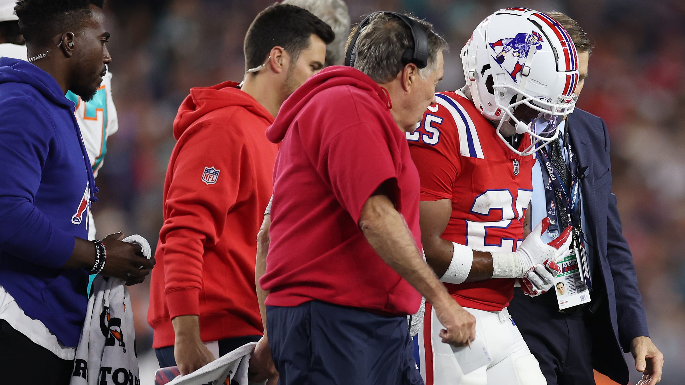 Patriots Practice Report: Marcus Jones (shoulder) absent on Wednesday