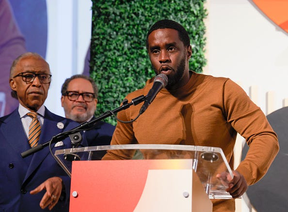 Sean "Diddy" Combs speaks during the Congressional Black Caucus Foundation Annual Legislative Conference National Town Hall on September 21, 2023 in Washington, DC.