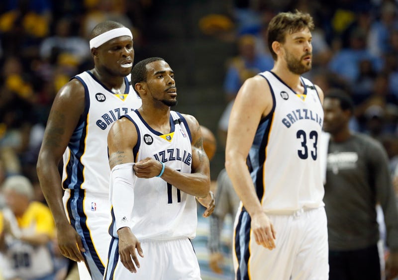 Zach Randolph, Mike Conley and Marc Gasol