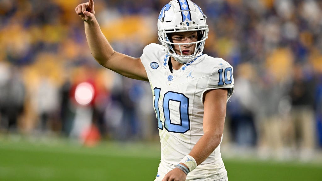 Patriots finishing recent Pro Day circuit in Chapel Hill to watch UNC QB Drake Maye