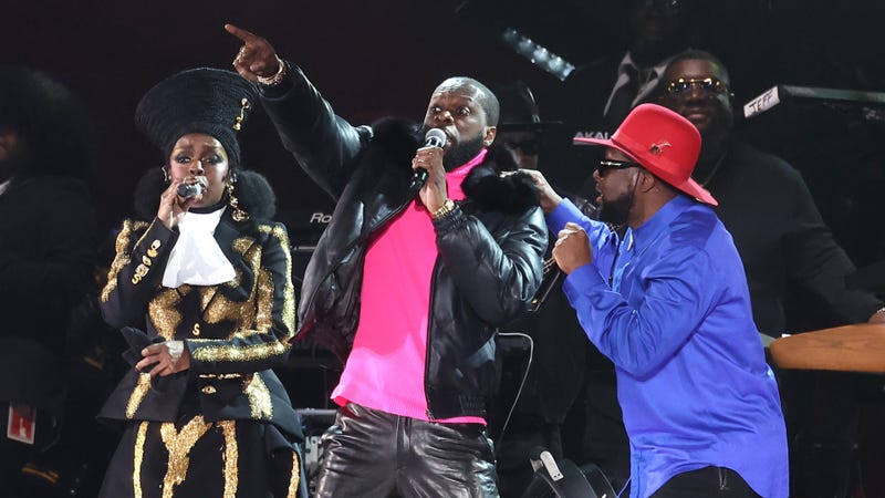 Lauryn Hill, Pras Michél and Wyclef Jean, of the Fugees
