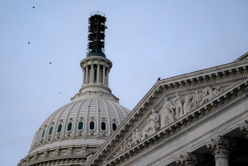 The US Capitol is seen at sunrise on September 30, 2023 in Washington, DC. The government is expected to enter a shutdown at midnight if a last-minute budget deal is not reached by the House on Saturday. (Photo by Nathan Howard/Getty Images)