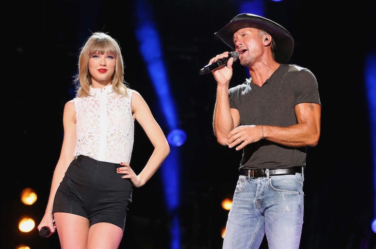 Taylor Swift and Tim McGraw