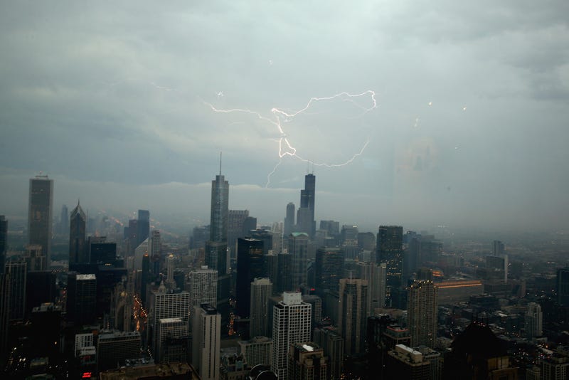 Afternoon thunderstorms bring a possible threat of a tornado