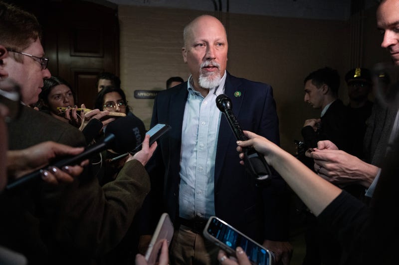 U.S. Rep. Chip Roy (R-TX) arrives to a lunch meeting with members of the Texas Republican Congressional delegation at the U.S. Capitol Oct. 4, 2023 in Washington, DC.