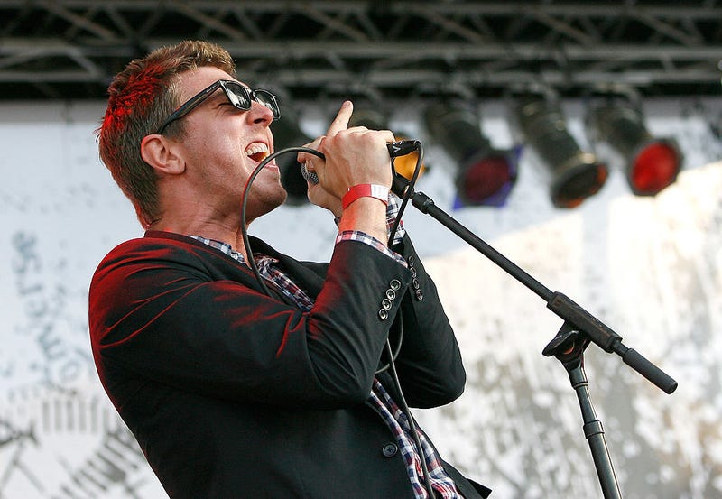 Musician Hamilton Leithauser of The Walkmen performs during the 2013 Northside Festival at McCarren Park on June 15, 2013 in the Brooklyn borough of New York City.