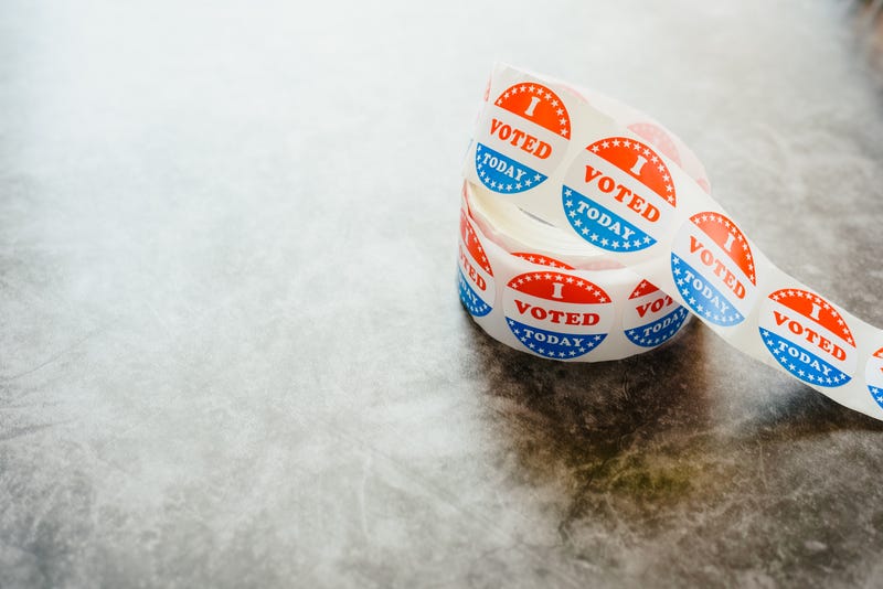 FILE: "I voted" stickers
