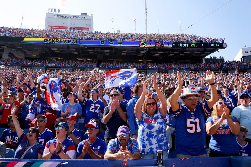 Bills fans at Highmark Stadium