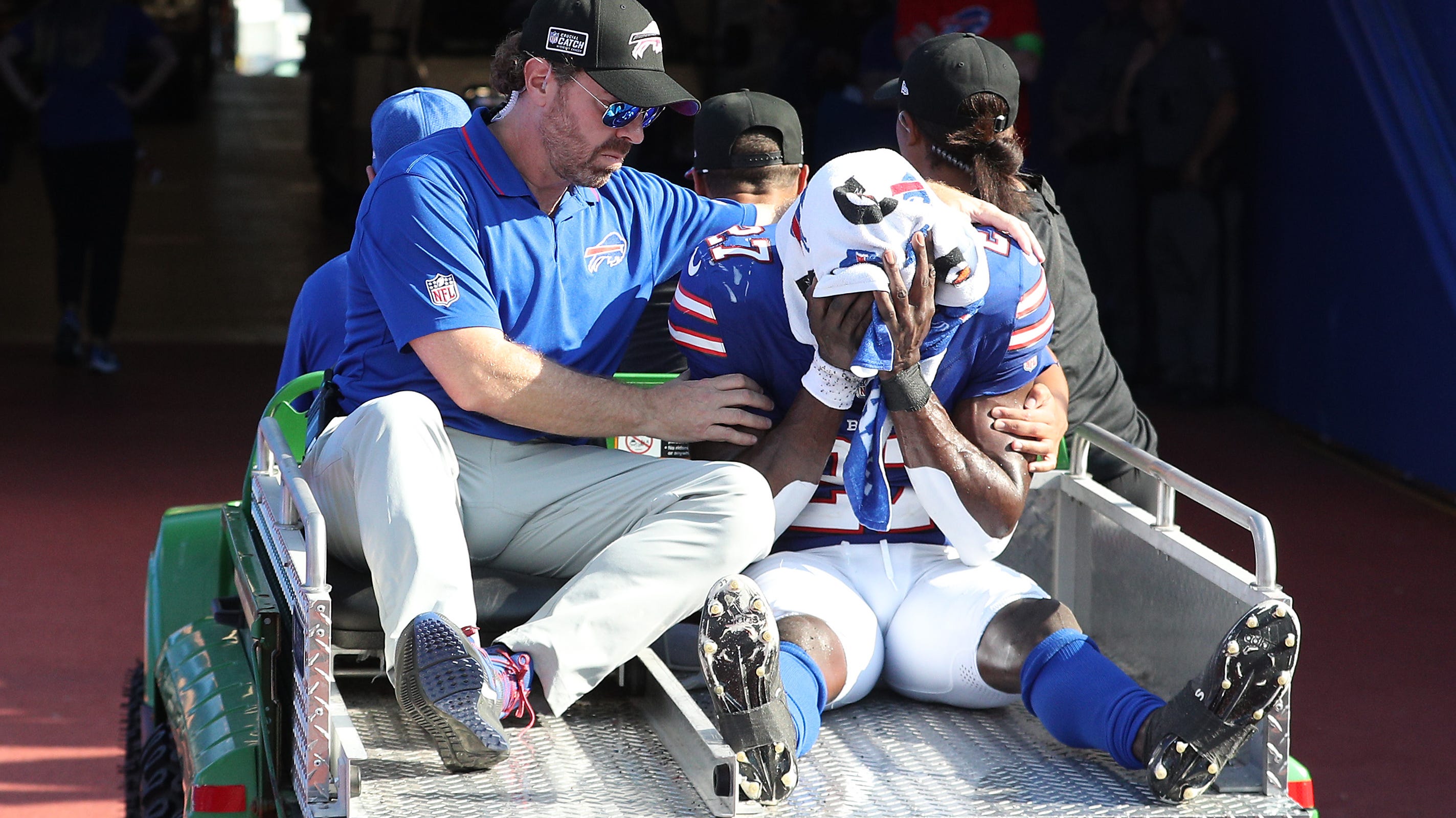 Tre'Davious White leaves Bills' win over Dolphins with Achilles injury