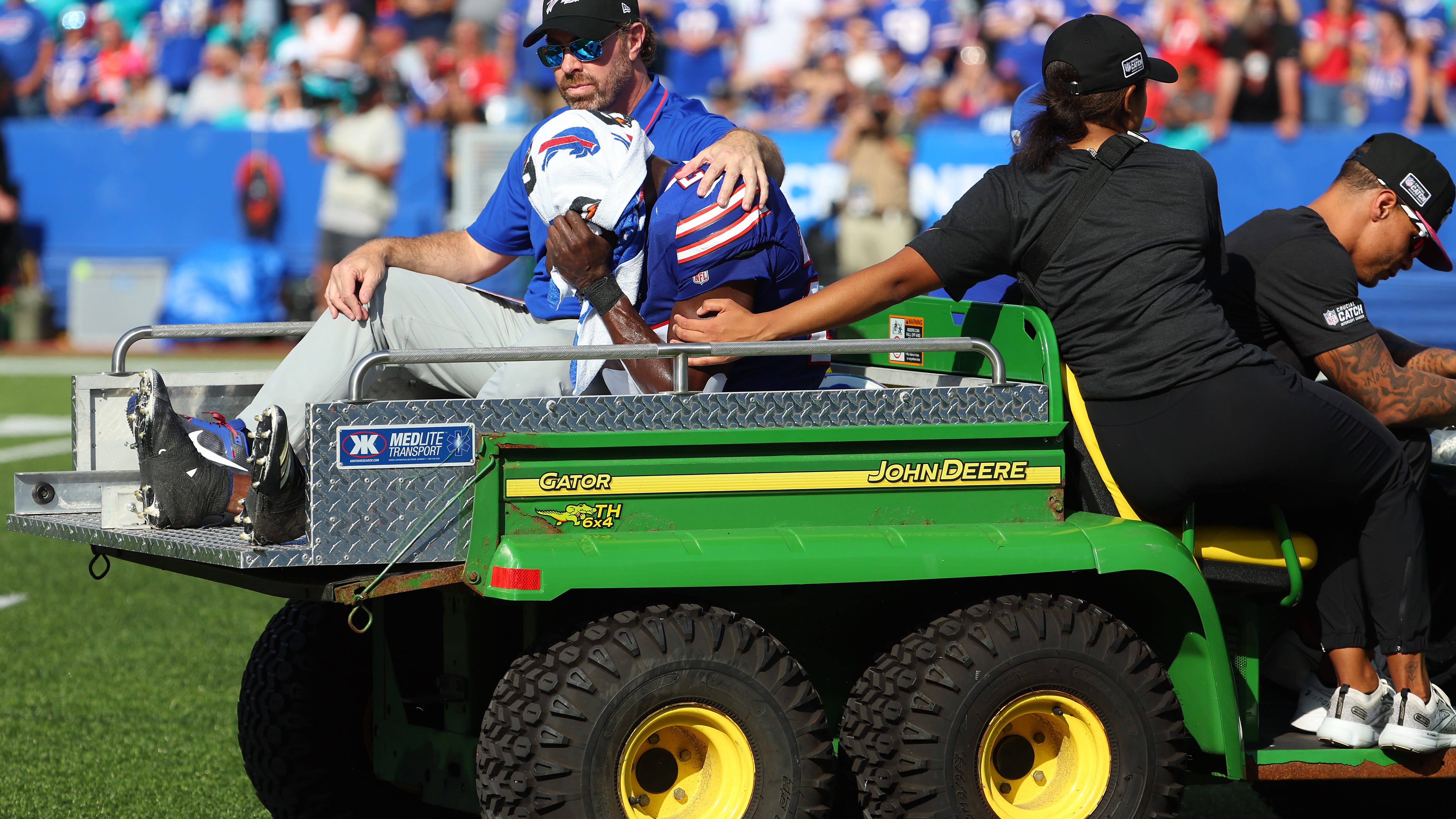 Tre'Davious White leaves Bills' win over Dolphins with Achilles injury