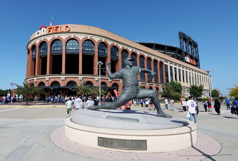 Tom Seaver Statue in front of Citi Field on Oct. 1, 2023.