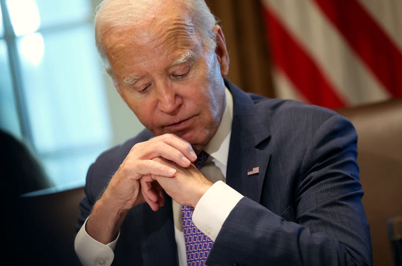 U.S. President Joe Biden holds a Cabinet meeting at the White House on October 02, 2023 in Washington, DC.