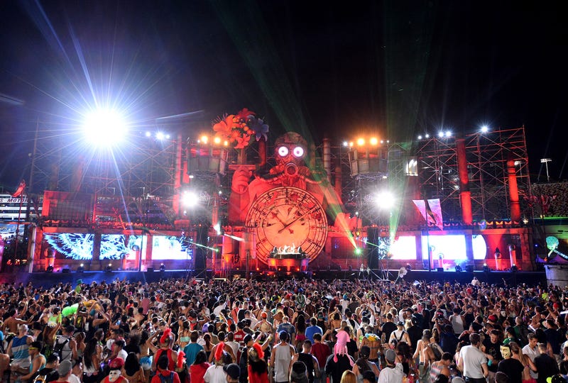 The Organ Donors perform at the 17th annual Electric Daisy Carnival at Las Vegas Motor Speedway on June 23, 2013 in Las Vegas, Nevada