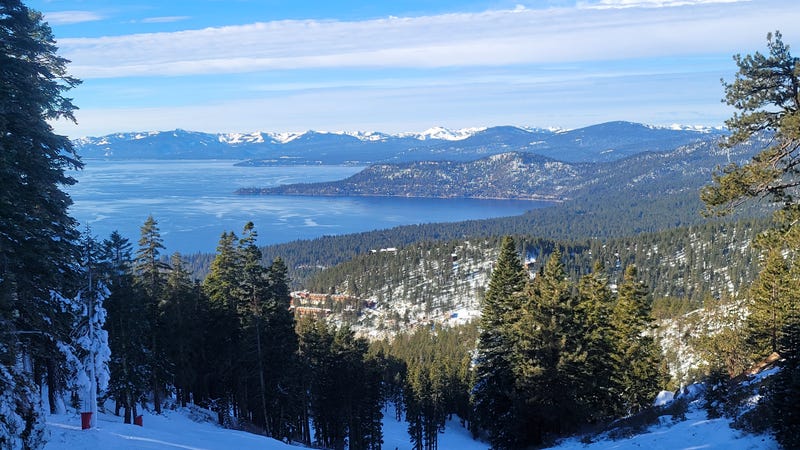 Lake Tahoe Diamond Peak ski lake view vista, Incline Village