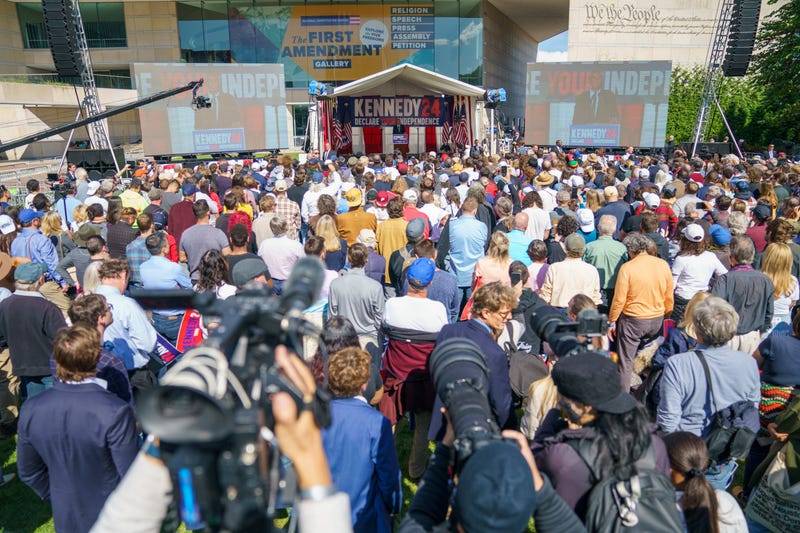 Presidential candidate Robert F. Kennedy Jr. at the National Constitution Center