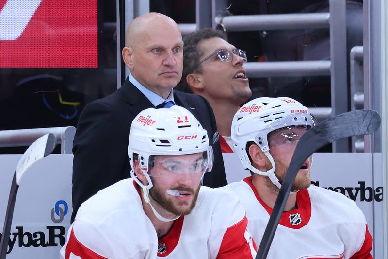 Red Wings coach Derek Lalonde